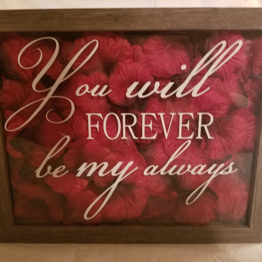 Handmade 8x10 shadow box